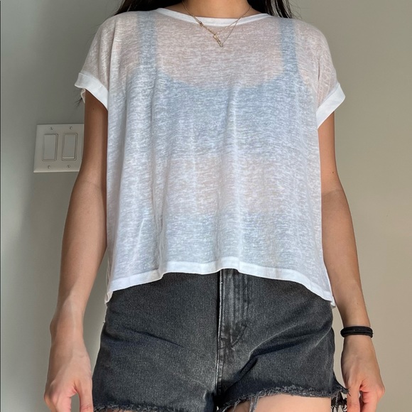 Cotton On Tops - White Cotton On Tee